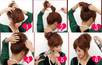 出杂志model发型